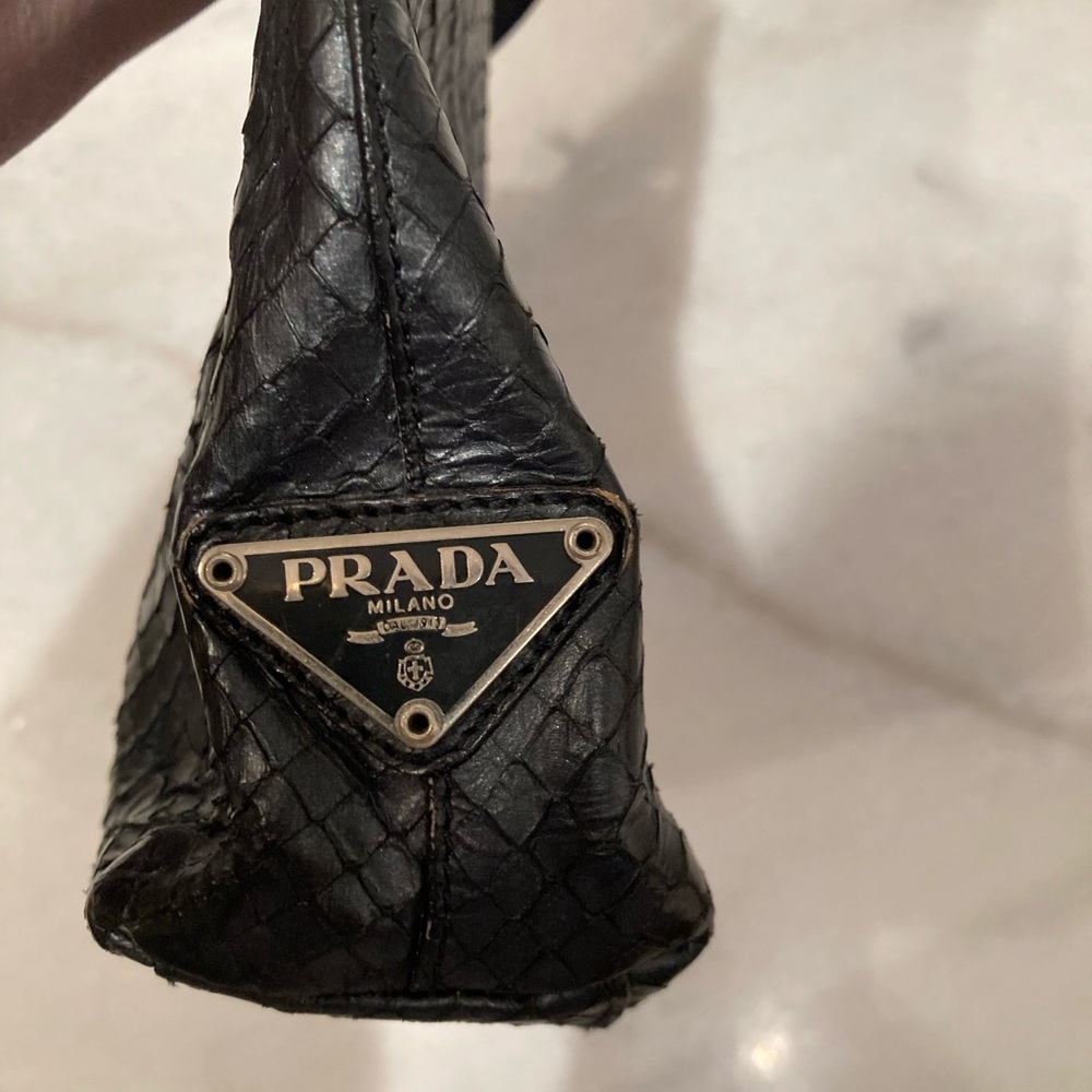 Prada Black Python Mini Tote - Picture 16 of 16